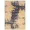 World Rug Gallery Abstract Design Distressed Non Shedding Soft Area Rug 5' x 7' Yellow 392YELLOW5x7 - alternate 3